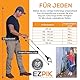 EZPIK 1 x 80 cm Greifer für Senioren mit Magnet-Greifarm, Robuste Greifzangen für Senioren und Menschen mit Behinderungen, Drehbare Müllgreifer Zange, Gehilfe mit Befestigungsclip (1er-Pack, Silber)