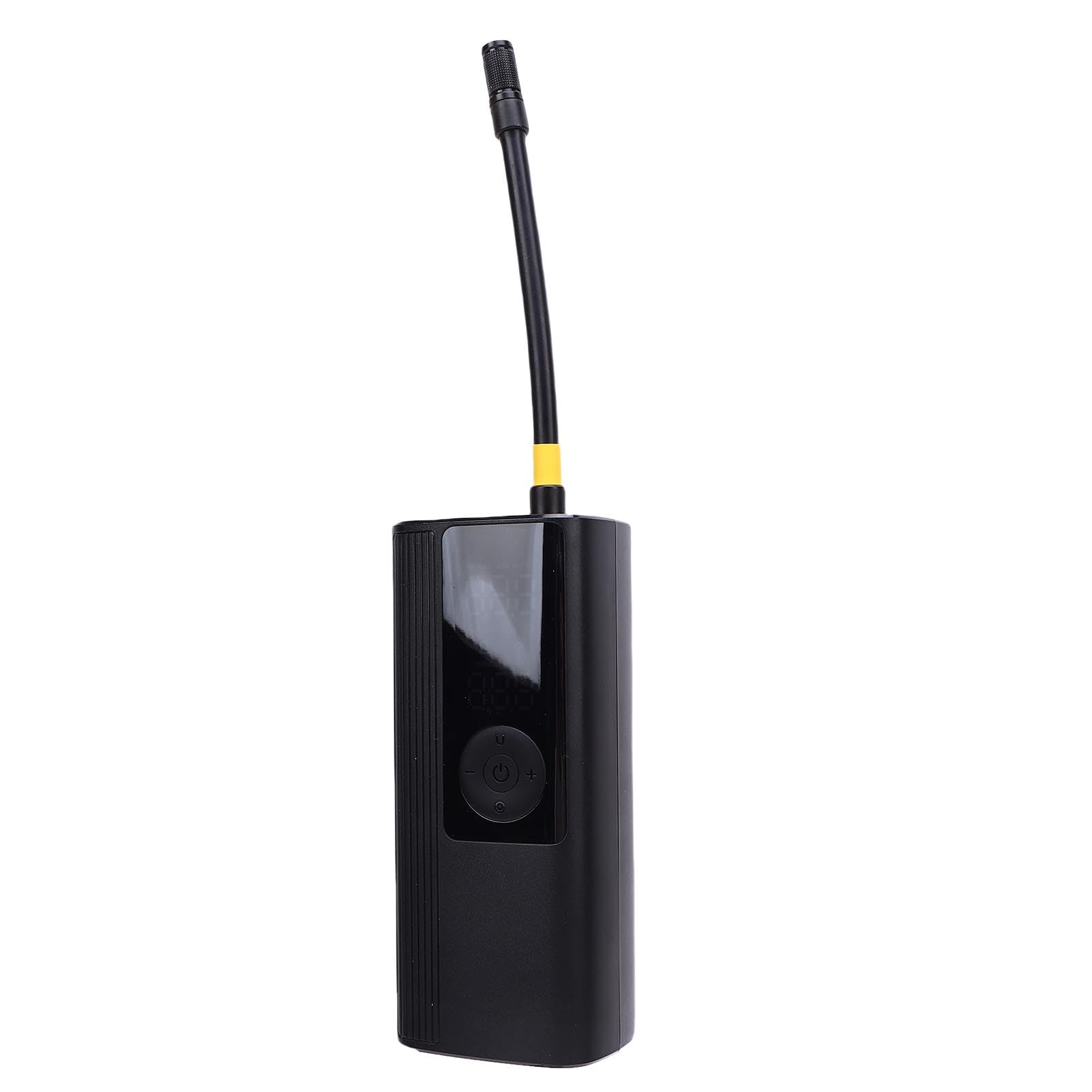 FTVOGUE Gonfiatore per Pneumatici Portatile, Gonfiatore per Pneumatici Senza Fili in ABS con Misuratore di Pressione Digitale a LED, Spegnimento Automatico, Batteria da 4000 mAh, Ricarica USB per