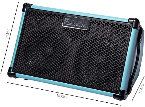 Coolmusic BP40D Amplificateur de guitare acoustique rechargeable 6 entrées 80 W - Les Beatles, Paul McCartney, John Lennon, RIngo Starr, George Harrison Coolmusic BP40D Amplificateur de guitare acoustique rechargeable 6 entrées 80 W – Image 5