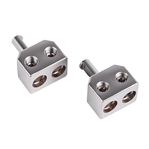 Skar Audio Dual 4 AWG (Gauge) to 4 Gauge Amplifier Input Adapters (Pair)