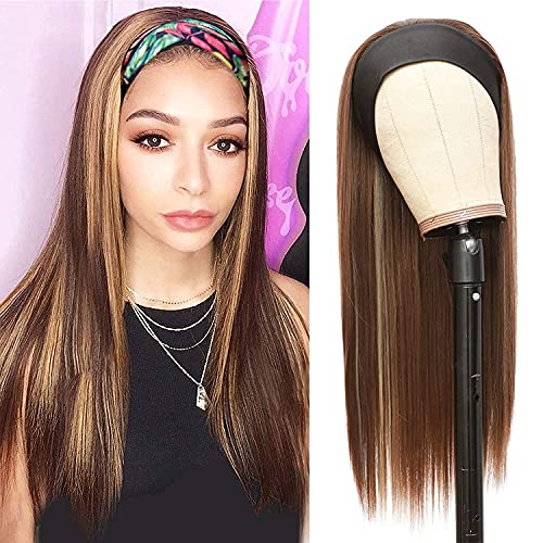 G&T Wig Headband Wigs for Women Long Straight Honey...