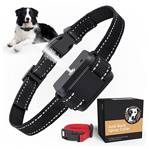 Citronella Bark Collar Citronella Dog Collar for Barking Citronella Barking Collar Spray Bark Collar for Large Dog Adjustable Sensitivity Volume Stop Dog Barking Collar Automatic Anti Bark for Dogs