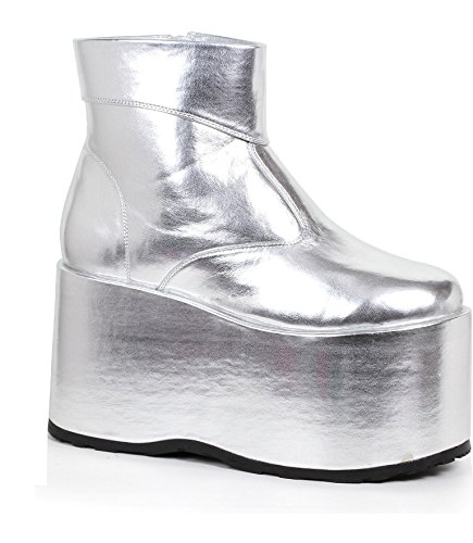 Ellie Shoes Men's Platform Ankle Boot L SLV2