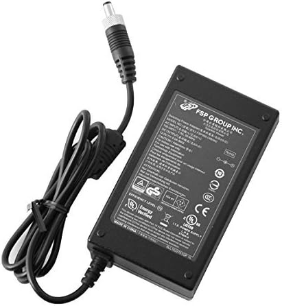 FSP 60W 12V 5A AC-DC Power Adapter Level 6 w/Locking Barrel Connector, 6ft Power Cord