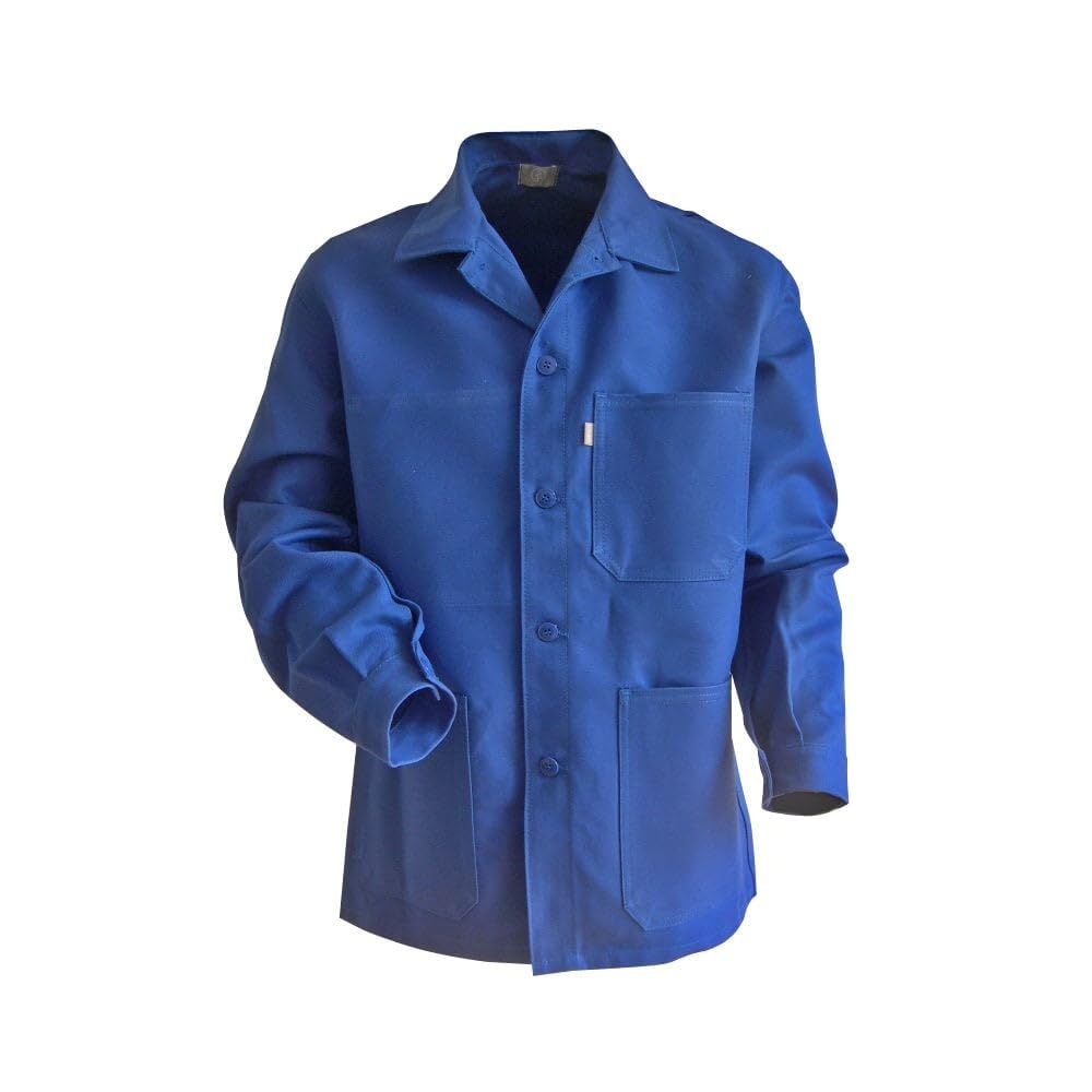 LMA 200241 PLANTOIR Veste à Boutons Col Chevalier, Bleu Bugatti, Taille 4