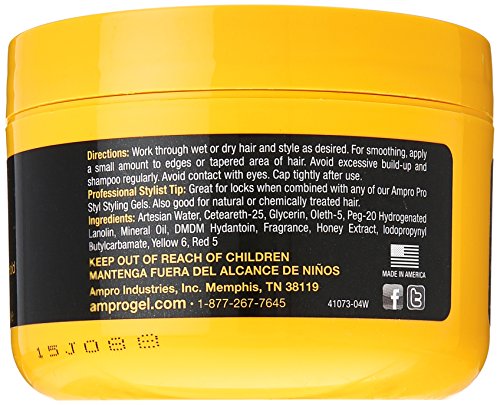 Ampro Shine 'N Jam Conditioning Gel, Extra Hold, 8 Ounce by AmPro