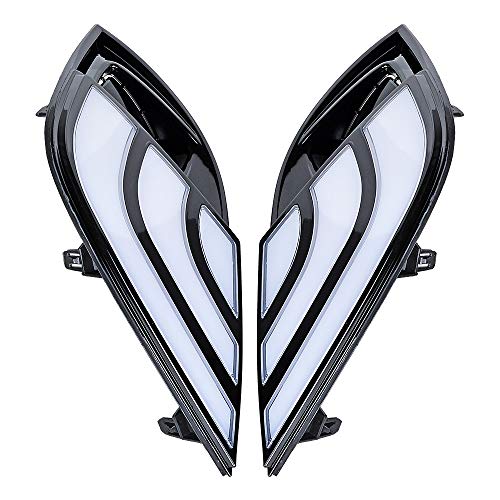 Anzio LR LED Daytime Running Light DRL Turn Signal Compatible with 18-20 Camry SE XSE