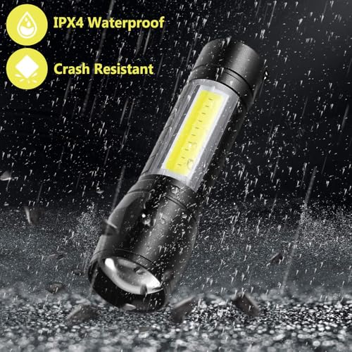 Image of Care 4 Tactical Flashlight + Desk Lamp with Gift Box Focus Zoom Torch Light with 3 Modes Adjustable for Emergency and Activities