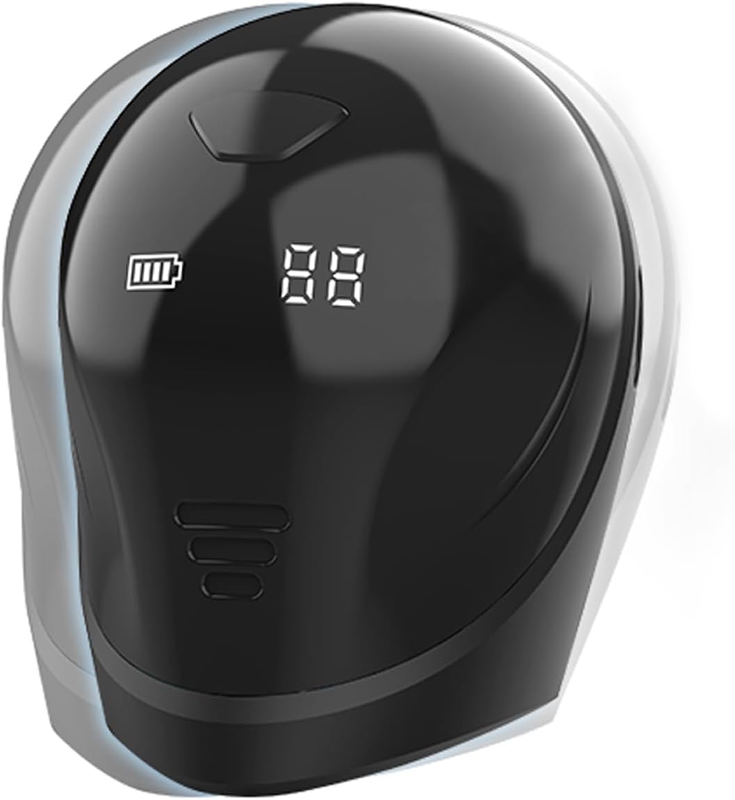 Male Masturbator - Male Vibrator with LCD Display and 10 Vibration Modes, Offering 360° Wrap Around The Glans to Increase Friction, Stimulate The Glans for Pleasure and Improve Endurance