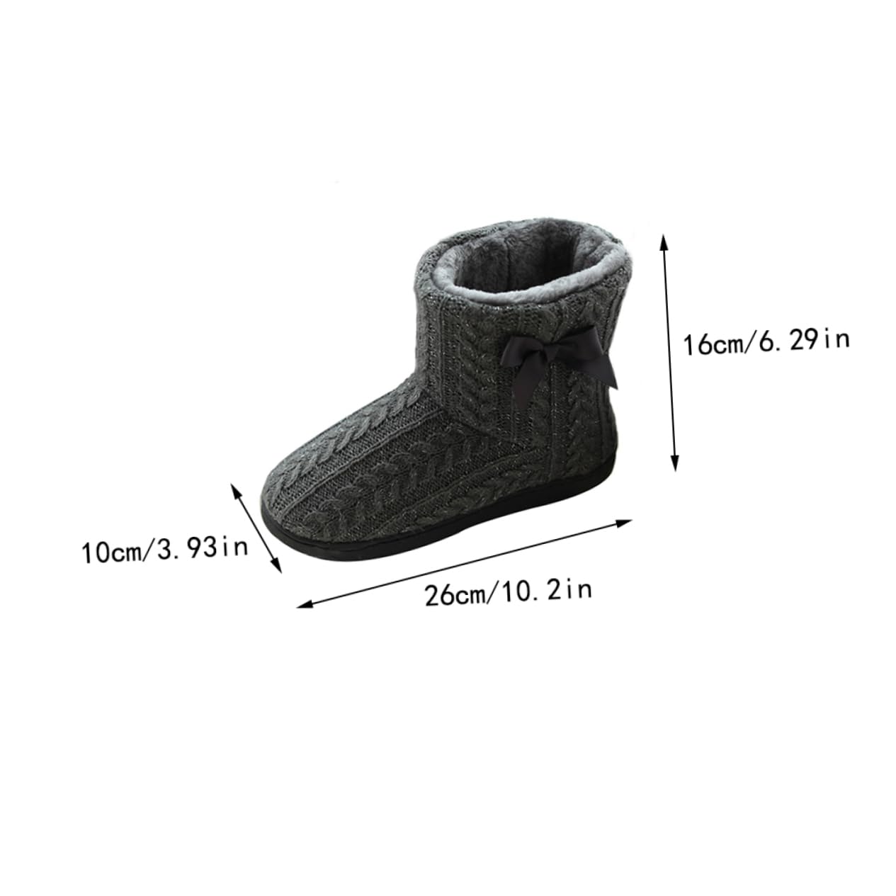 SOIMISS bottes de neige pour femmes diapositives de pantoufles pour les femmes pantoufles chaudes hiver snow boots femme porter des bottes à la maison chaussures pour la maison