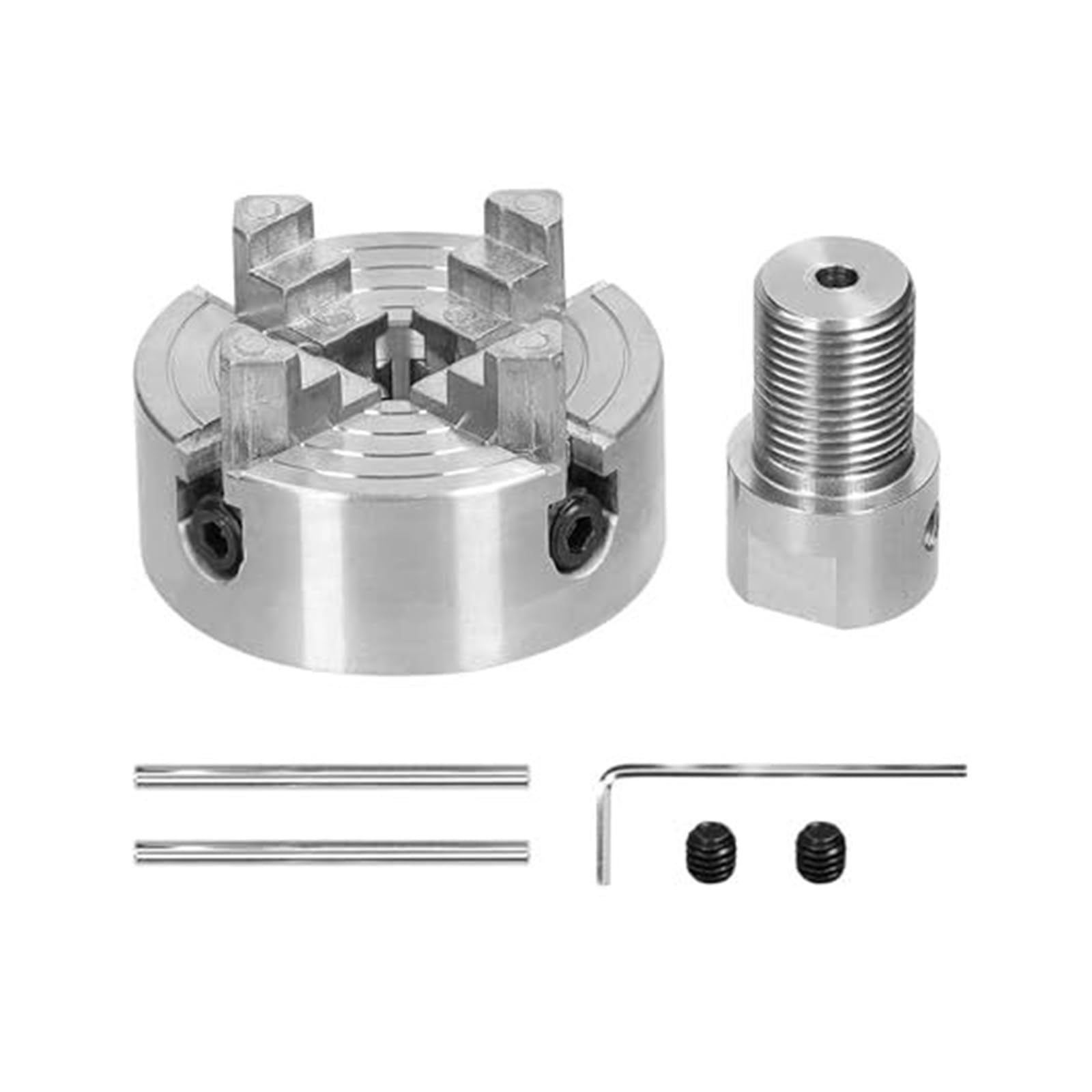 Mandril de torno, perno montaje autocentrante manual 3 mordazas y 4 for rectificadoras, fresadoras, tornos,17 mm, 5, 8(3 jaws-3.17mm)