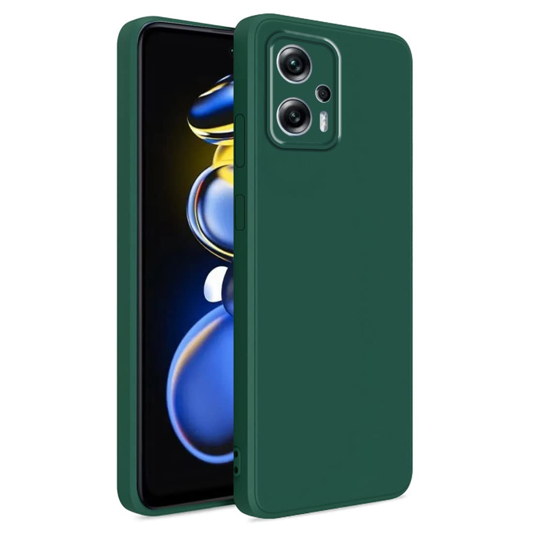 Casotec Back Cover for Mi Redmi K50i 5G | Full Camera Protection | Liquid Silicon Case | Flexible Bumper Case for Mi Redmi K50i 5G (Green) (B0B7SF658Y) Amazon Price History, Amazon Price Tracker