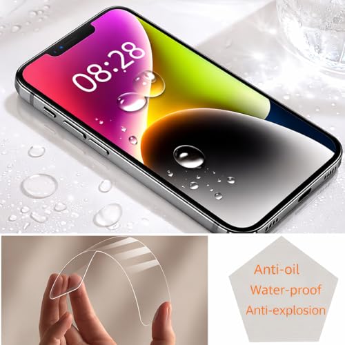 3x Gehard Glas iPhone 17/16/14/13/13 Pro 6,1 inch 9H Krasbestendig Screenprotector Anti Vingerafdruk - Afbeelding 3