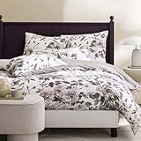 Copripiumino stampato in raso di cotone, Shanghai Garden, 240 x 220 cm, Designer Guild