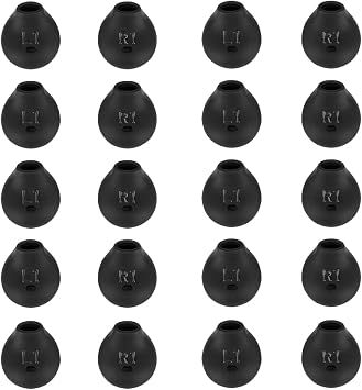 10 Pairs Earbud Covers Silicone Tips Replacement Earbud Tips Compatible with Samsung Galaxy Note 5/Note 7/s7/s6/s6 Edge/Level U Bluetooth Wireless Earbuds,Earbud CapBlack