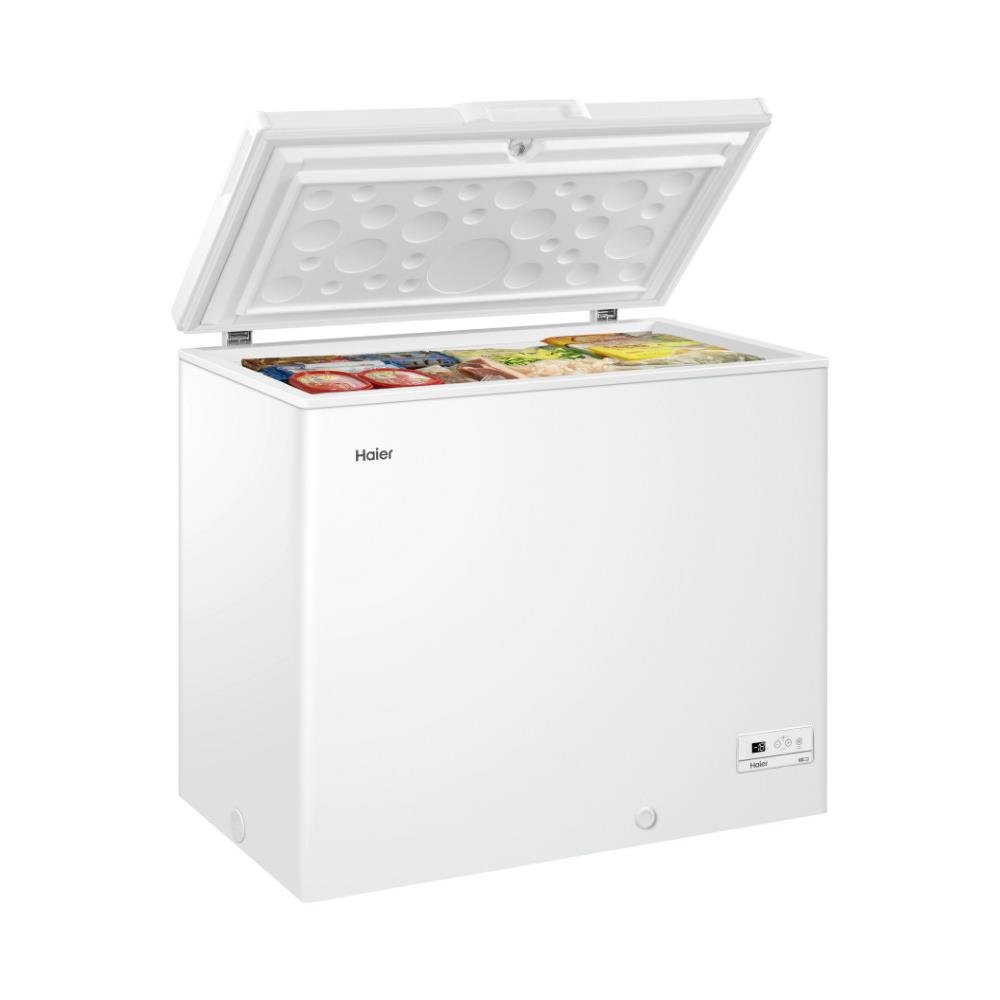 Haier HCE203R Congelatore Orizzontale a Pozzetto, 203 Litri, Temperatura Regolabile, Funzione Fast Freeze, Silenzioso, Libera Installazione, 94*55*84.5 cm, Bianco