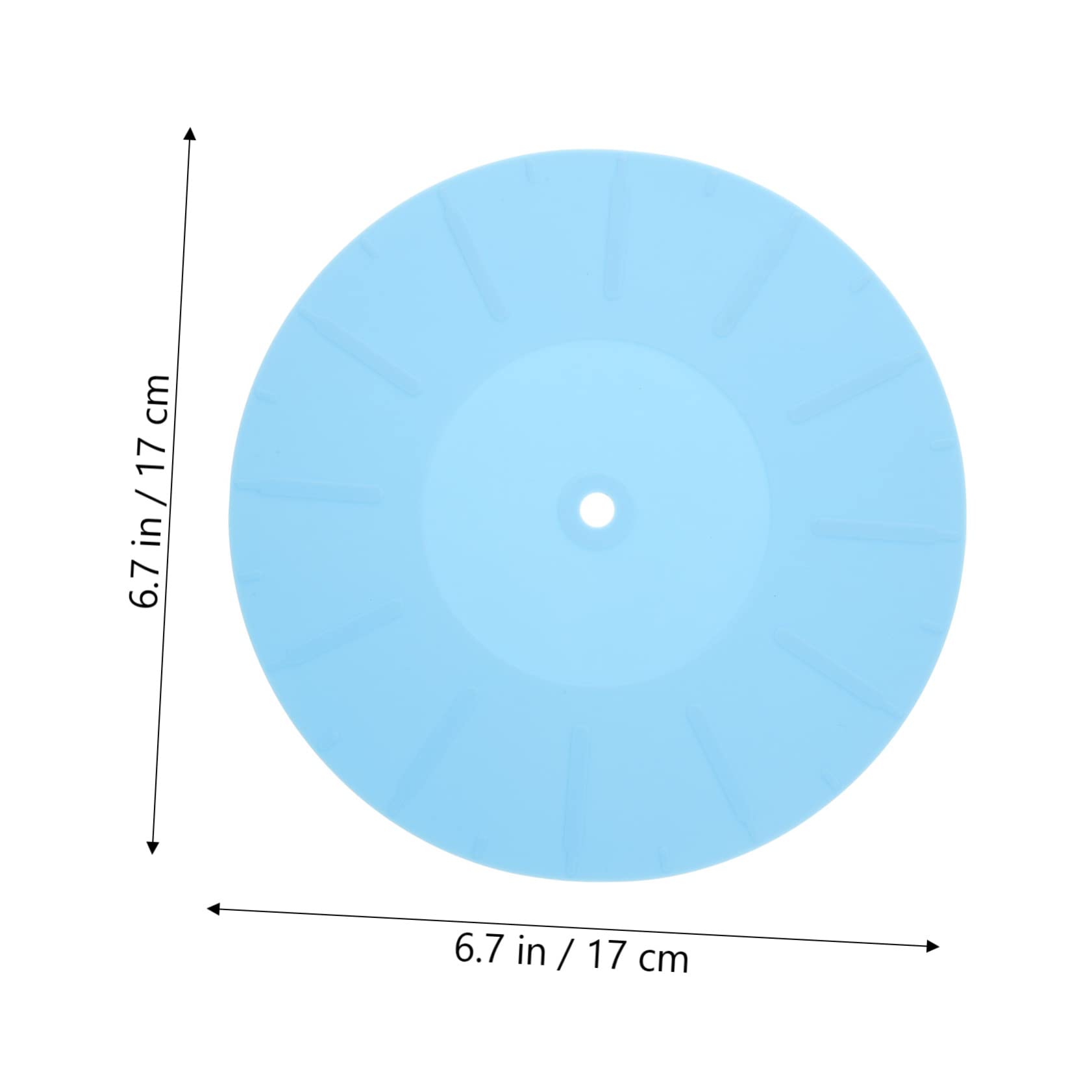 SWOOMEY Vinyl Record Player Mat Silicone Static Turntable for Noise Reduction and Vibration Control Replacement for Record Protection and Home Decor