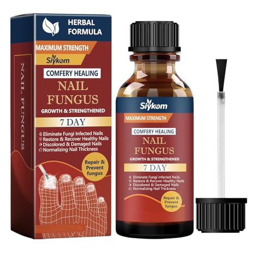 Nagelpilz Nagellack, Nagellack gegen Nagelpilz für Fingernägel und Fußnägel, Schutz & Stärkung Brüchiger Nägel, Spendet Feuchtigkeit Trockener Nagelhaut, 30ml