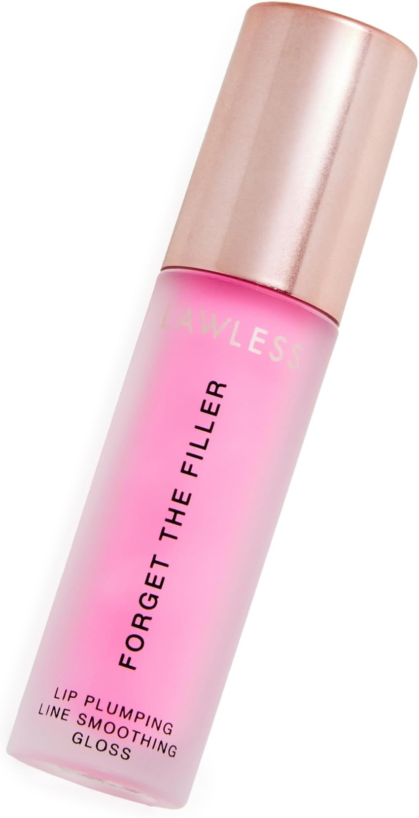 Forget the Filler Lip Plumping Line Smoothing Gloss - Daisy Pink - Premium Volumizing Lip Gloss with Natural Ingredients Designed to Plump, Firm, and Hydrate Lips 0.11 oz