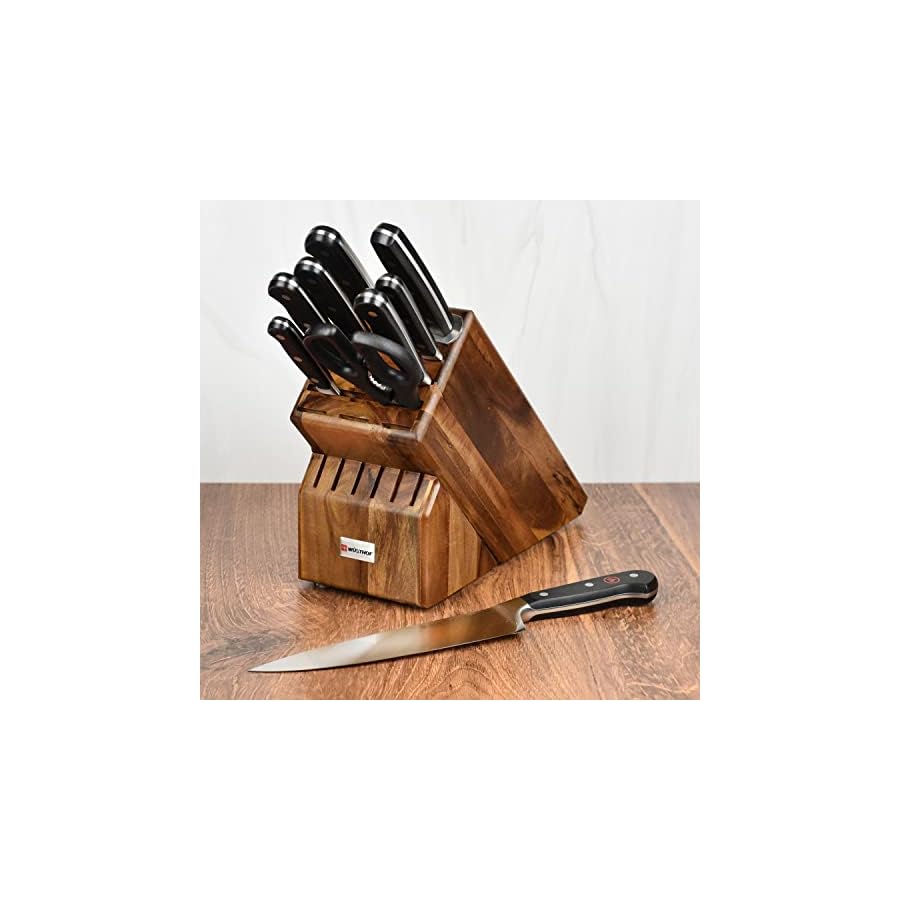 Wusthof-Classic-10-Piece-Knife-Set-with-Acacia-Block Wusthof Classic 10 Piece Knife Set with Acacia Block