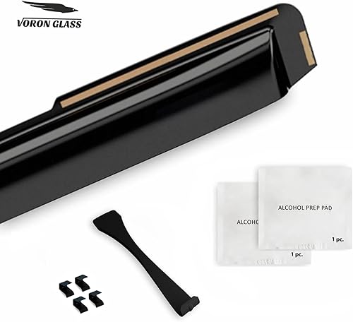 Miniatura 6 de Voron Glass Protectores de lluvia extra duraderos en canal para Honda CR-V 2012-2016, deflectores de ventana, viseras de ventana de ventilación, 4