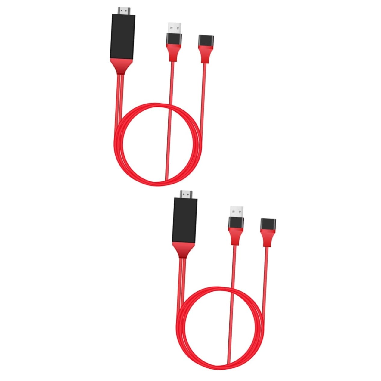Adaptateur USB câble mirroring résolvant la charge de smartphone en double pack - 8