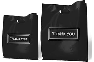 Upgraded Ultimate Black Bulk Boutique Bags 200-Count Party Favor Bags