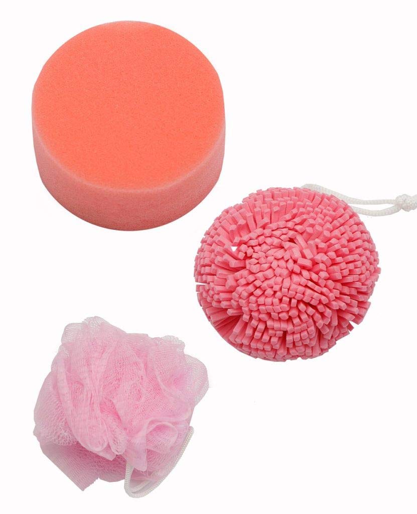 Xcluzive Pink Loofah Bath Sponge - Natural Fiber, 1 Count