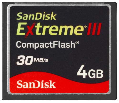 SanDisk 4GB Extreme III CompactFlash Card