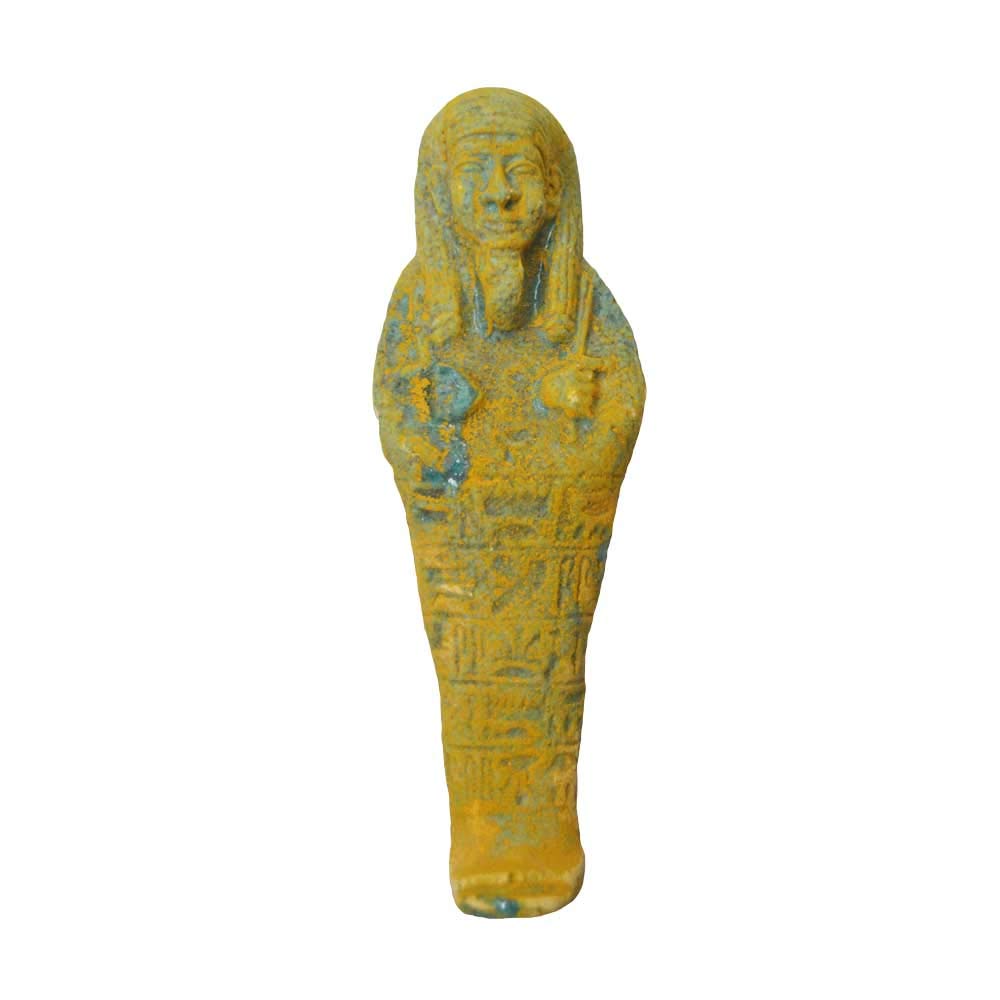 Sculpture Égyptienne Ushebti en Pierre : Un Cadeau Historique Unique de 9 cm