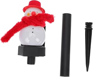 FOYTOKI 1 Peça Luz Solar Decoração De Natal Decorações Ao Ar Livre Decorações De Natal Ao Ar Livre Adornos Navideños Para Exterior Decorações De Natal Movidas A Energia Solar Boneco De