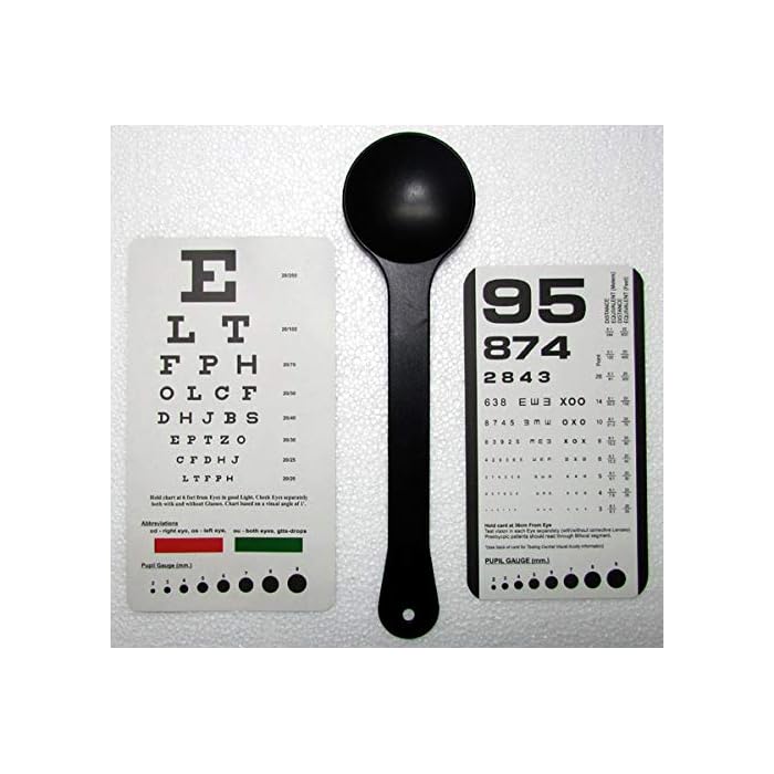 Buy Snellen & Rosenbaum Pocket Eye Chart with Occluder 3 Piece Set Online at desertcart South Africa
