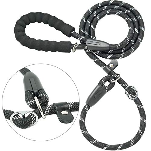 iYoShop 6FT Extremely Durable Slip Dog Rope Training Leash with Comfortable Padded Handle