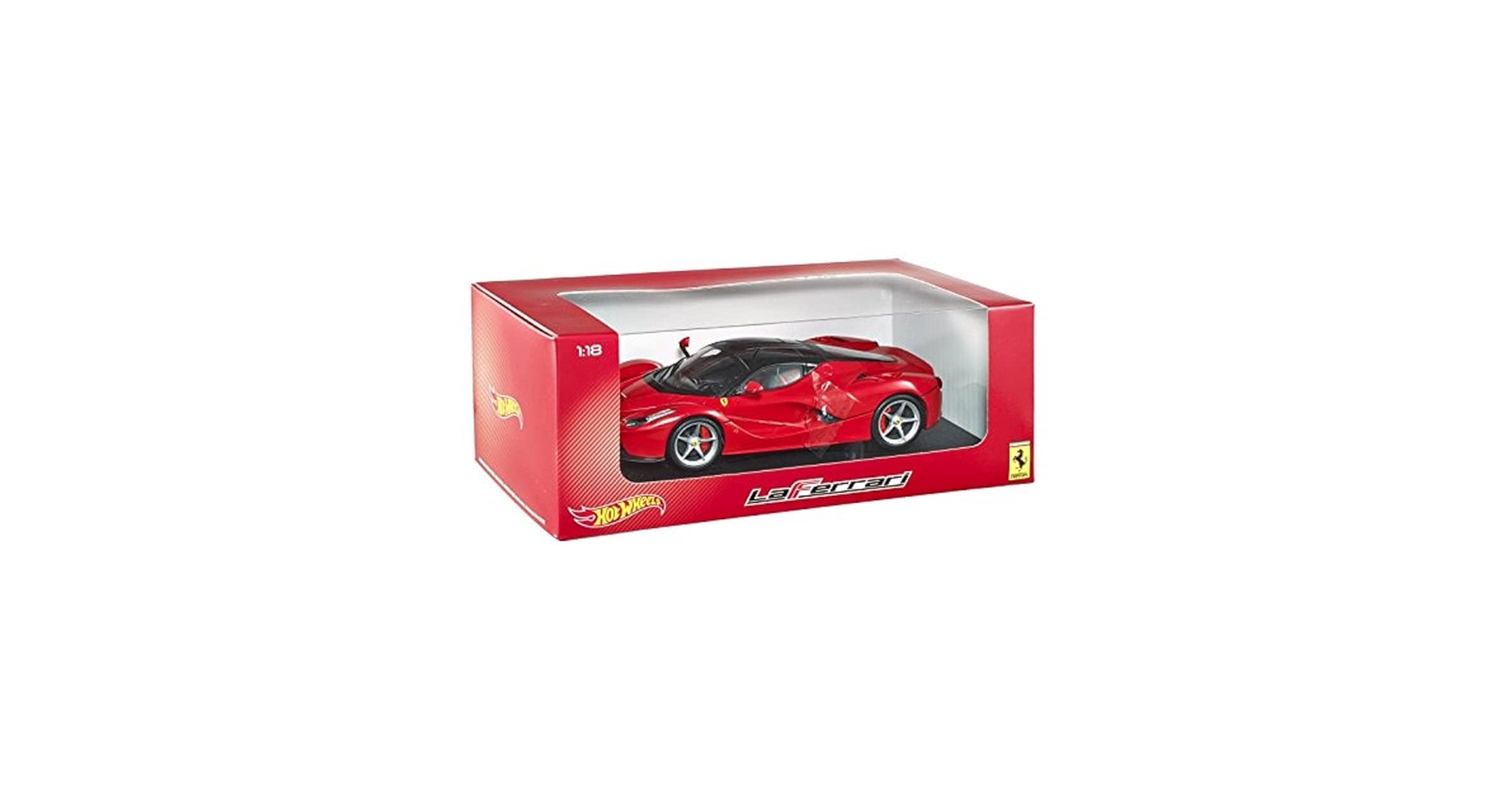 Amazon.com: Hot Wheels Elite Heritage LaFerrari, Red Vehicle (1:18