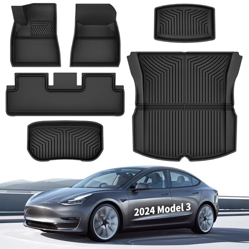 Oedro MAOEDFNZUE Floor Mats Fit For Tesla Model 3 Highland 2024 2025 thumb #6