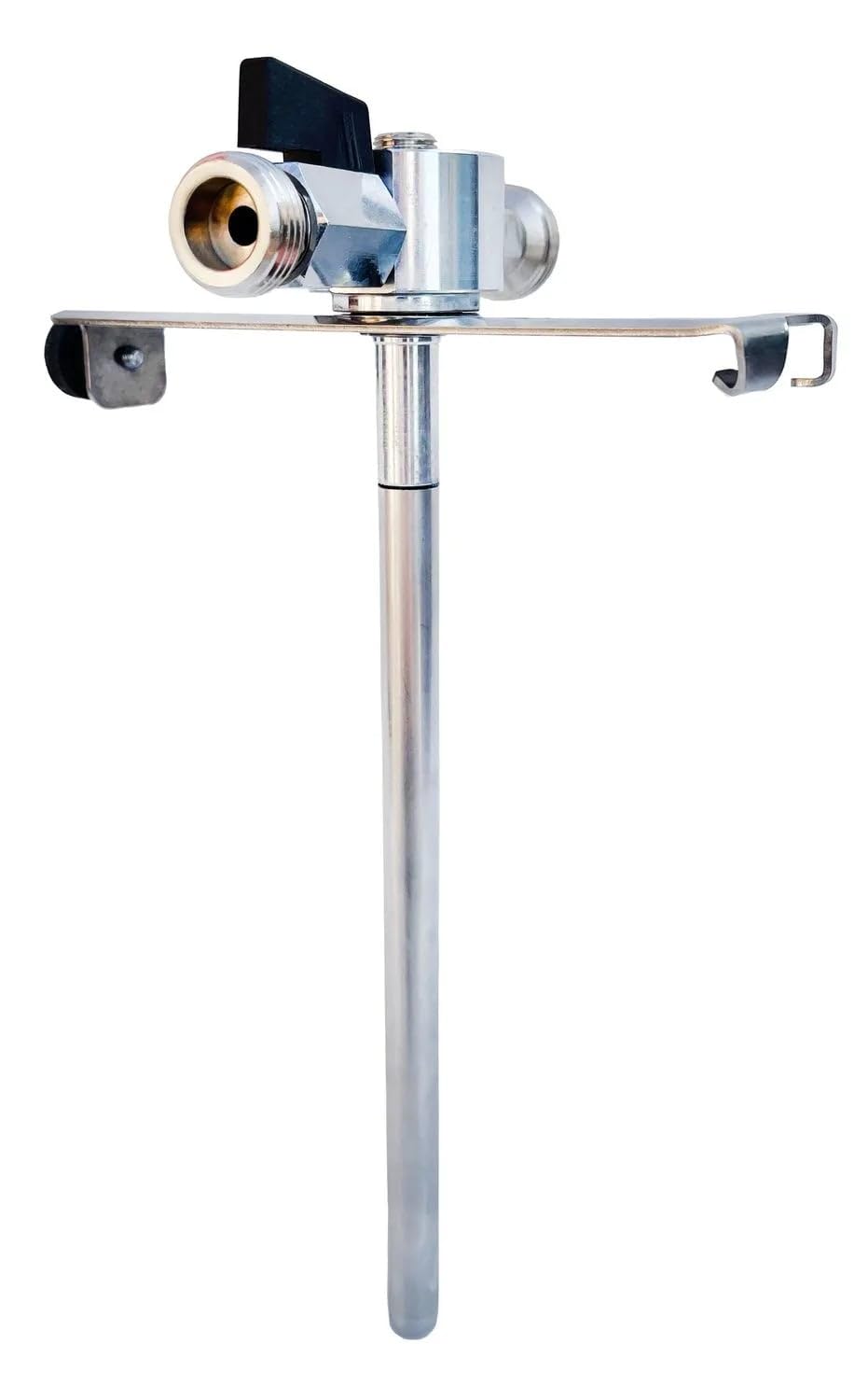 5 l Bierfass Adapter aus Metall mit Bierabstellhahn, Rückschlagventil, CO2 3/4 Zoll, Bier 5/8 Zoll, einfache Installation, robust & hygienisch
