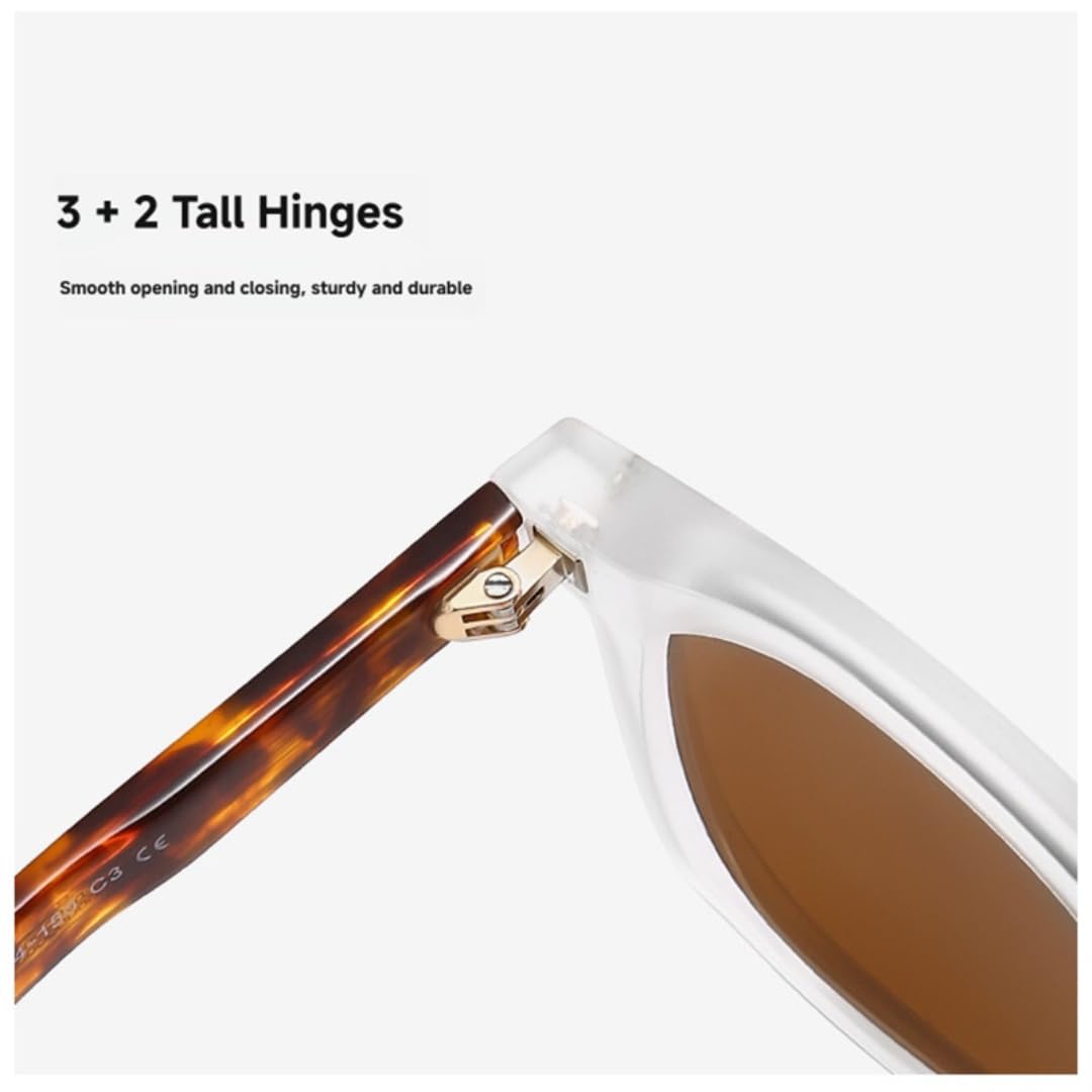 Elegante bequeme polarisierte Vintage-Sonnenbrille mit UV400-Schutz modische Gläser für Damen und Herren