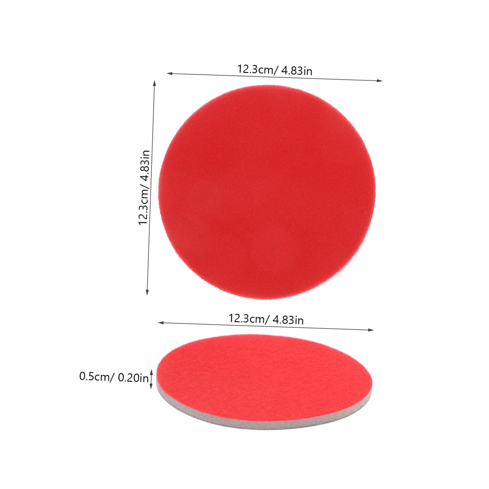 CIYODO 5pcs Sponge Sandpaper for Auto Body & Wood Finishing 125MM P2000 Grit Wet/Dry Sanding Pads Ideal for Polishing & Surface Preparation