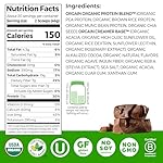 Orgain Organic Vegan Protein Powder, Creamy Chocolate Fudge - 21g Plant Protein, 6g Prebiotic Fiber, Low Net Carb, No Lactose Ingredients, No Added Sugar, Non-GMO, For Shakes & Smoothies, 2.03 lb - Image 2