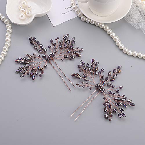 Deniferymakeup - Juego de 2 horquillas para el pelo