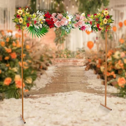 Arco de jardín para bodas al aire libre y decoración con globos 3