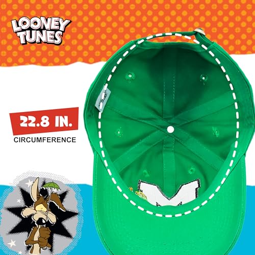 Image of Concept One Unisex Adult Looney Tunes Baseball Cap, Adult Adjustable Cotton Dad Hat with Curved Brim for Men and Women