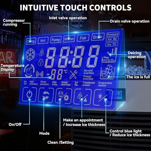 Yitahome MAYIH2ECOE Upgraded Commercial Ice Maker Machine 350Lbs/24H thumb #5