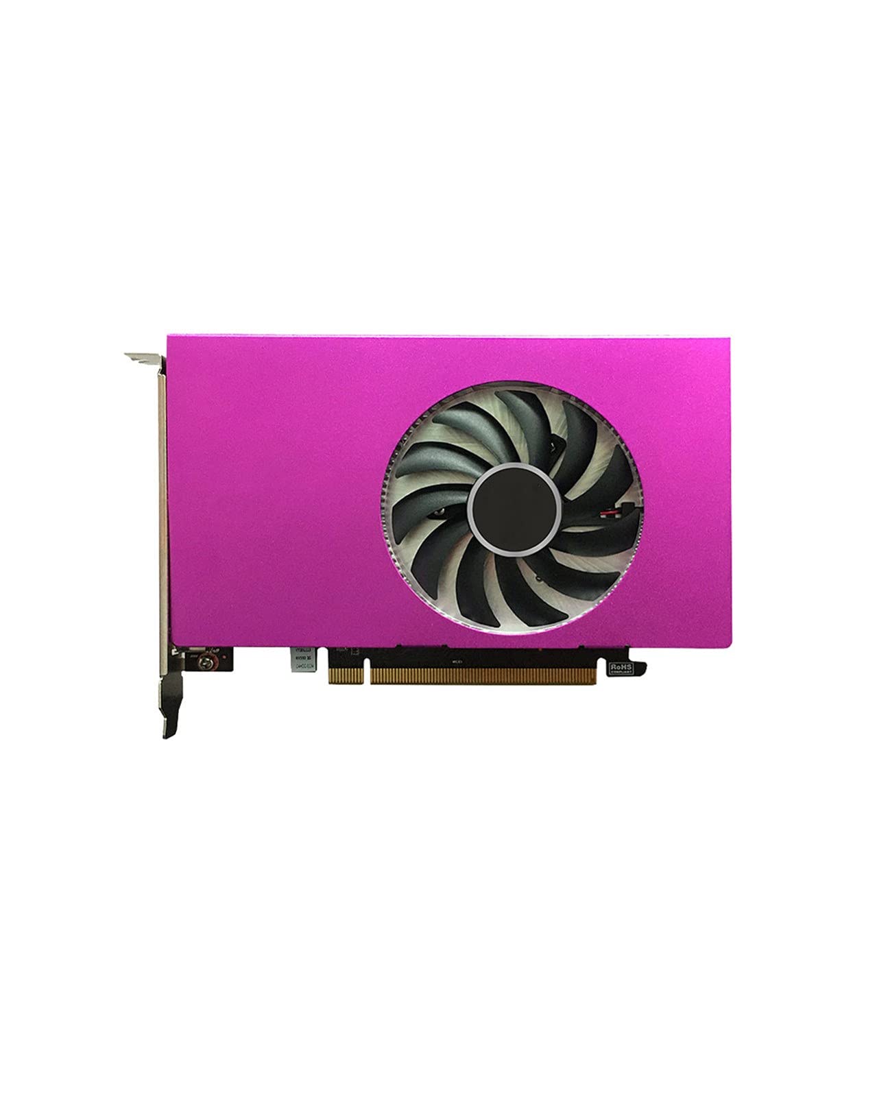 Junlucki Graphics CardLiquid Cooler Fit for Yeston RX550-2G 4-Screen Graphics Card Support Split Scr
