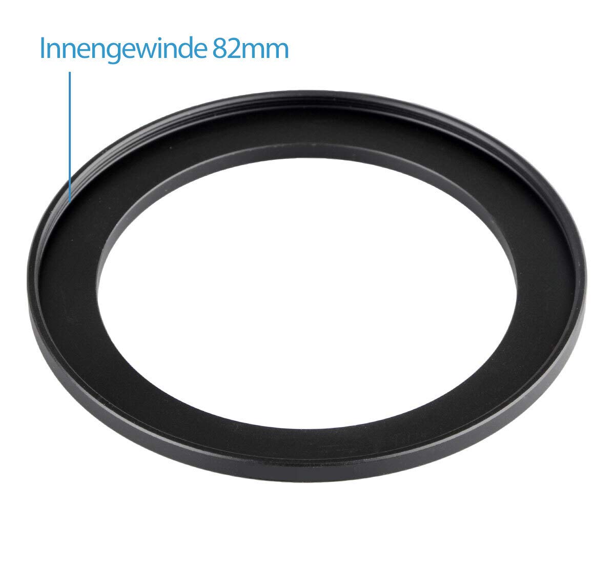 ayex Step Up Ring 58 mm - 82 mm Reducing Ring Adapter Ring Universal Fit, Step Up (Black), 58-82mm - Image 2