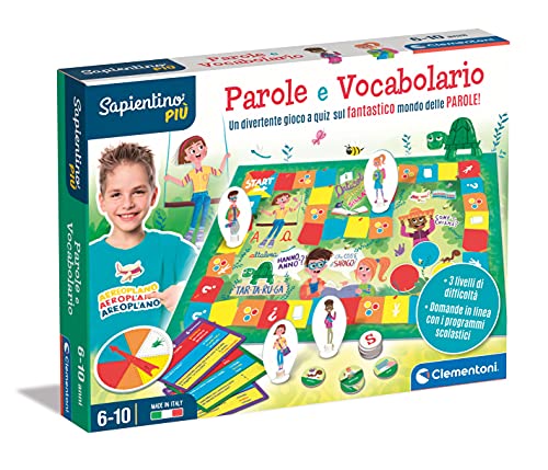 Clementoni Sapientino vocabolario, educativo 6 Anni-Gioco da...