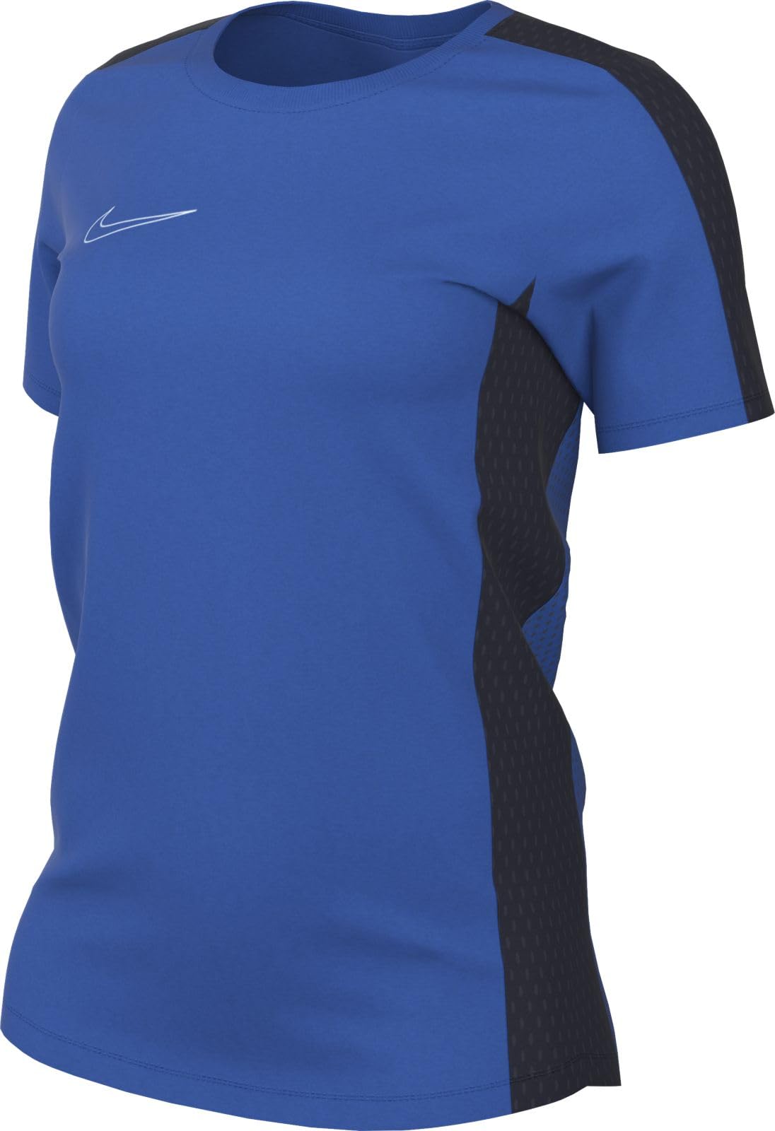 NIKE Women's W NK DF ACD23 TOP SS T-Shirt, Royal Blue/Obsidian/White, XL