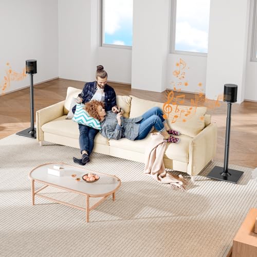 ELIVED Speaker Stands Pair for Sonos Era 100 and Sonos One, One SL, Play:1 - image 7