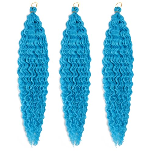 Ocean Wave Crochet Hair 30 Inch Deep Wave Braiding...