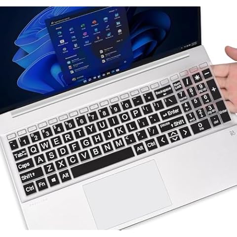 CaseBuy Large Print Keyboard Cover for HP Pavilion Cover